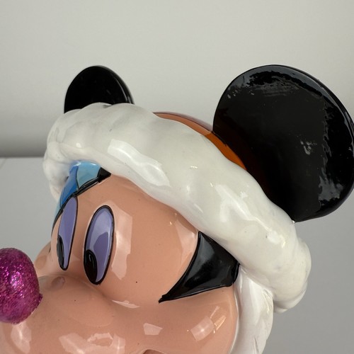 Disney Britto Mickey Mouse Festive Santa Christmas 21cm Figure 4027895 - Picture 8 of 21