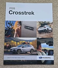 2026 Subaru Crosstrek Original Sales Brochure