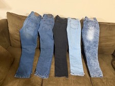 5 pair of Big Boys Tommy Hilfiger, Levi s, and Indigo Jeans size 16