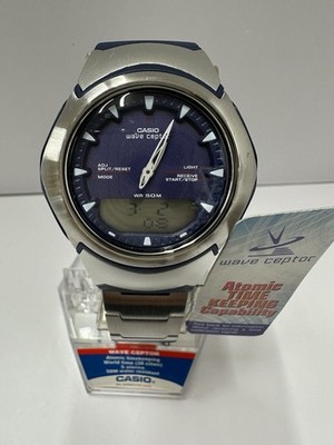 Casio WVA-104HD-2A Atomic Time Keeping, Wave Ceptor, Men s Watch