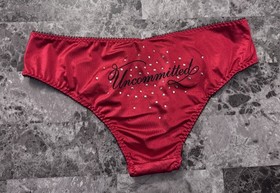 NWT VICTORIA'S SECRET SEXY LITTLE THINGS M SMOOTH RED UNCOMMITTED RARE PANTIES