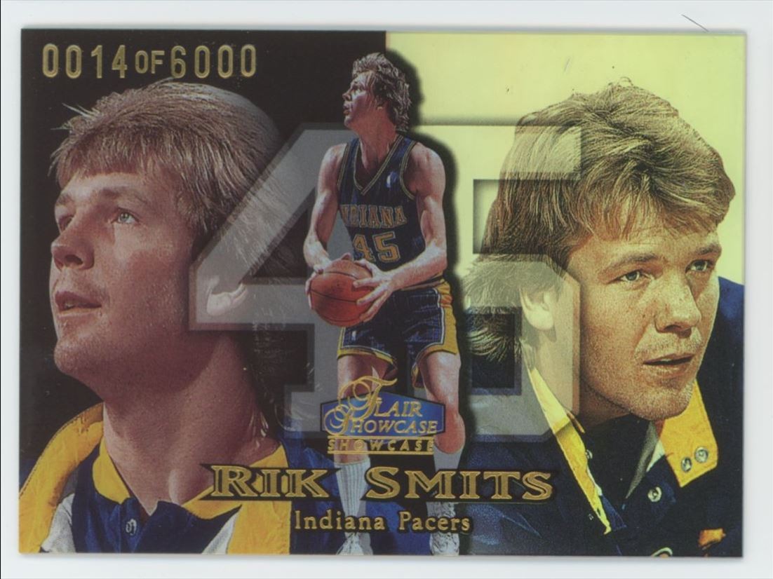 1998-99 Flair Showcase Row 1 Showdown Rik Smits /6000 Pacers #89 A1