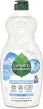 Seventh Generation Free Clear Liquid Dish Soap 19 Fl Oz Plant Based Formula