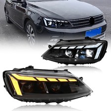 Faros LED completos para VW Jetta MK6 halógenos 2012-2018 sedán faros delanteros 2*