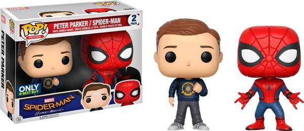 Funko Pop Marvel Spider-Man Homecoming Peter Parker & Spider-Man Exklusiv-image