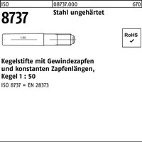 25Er Pack(Stk) 008737000000050045 Kegelstift Iso 8737 M.Gewindezapfen 5 X 45 St
