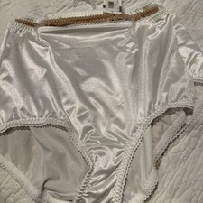 Vanity Fair Nylon Brief Panties 3 Pack Size XL-8 Hi Waist Cotton