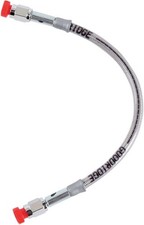 Goodridge Universal DOT Clear Coat Brake Hose with Chrome Ends - 23in. - D-80323