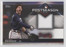 2020 Topps Postseason Performance Relics /99 Dansby Swanson #PPR-DS h6c