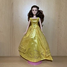 Disney Live Action SINGING BELLE DOLL Beauty and the Beast - Emma Watson - WORKS