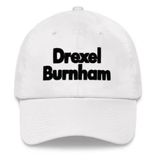 NWT VINTAGE Drexel Burnham Lambert Wall Street Hat (Junk Bond Milken)
