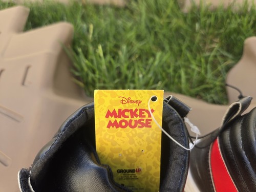 Disney Mickey Mouse Ground UP Boys/Youth High Top Sneakers Size 12 NWT - Picture 11 of 16