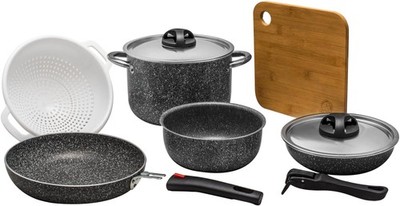 Beaver Brand Modula 20 Koch-Set Camping-Kochtopf 10tlg. Wohnmobil 1792337