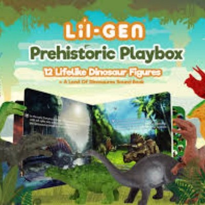 NEW IN BOX SEALED LIL-GEN PREHISTORIC DINOSAUR PLAYBOX