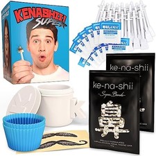 Kenashii Super Nose Waxing Kit  100g Wax, 24 0.06 Ounce Pack of 55 