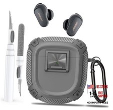 for New Bose QuietComfort Earbuds II 2022 / Ultra 2023 Case Cover with Grey