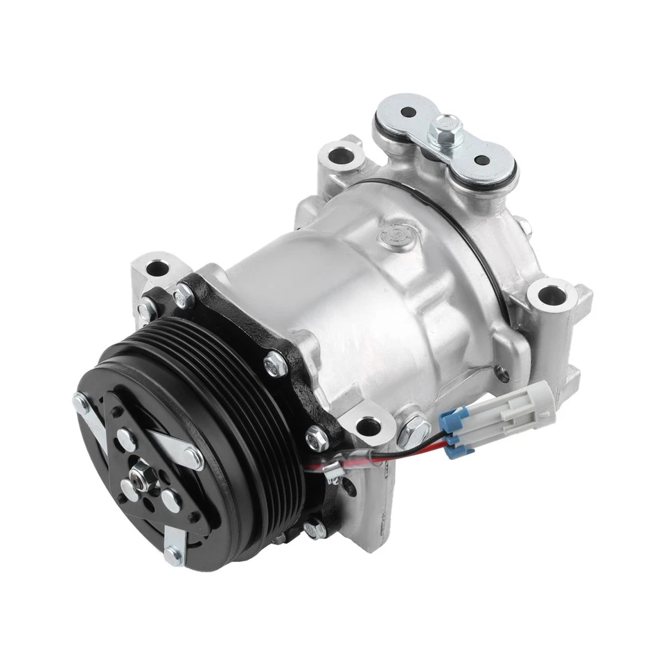 AC Compressor w/ Clutch for Chevrolet GMC Hummer Isuzu Blazer Express Hummer S10 - Imagem 3 de 4