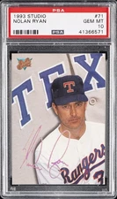 1993 STUDIO #71 NOLAN RYAN PSA 10