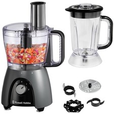 Russell Hobbs Desire Food Processor & Blender 600W 2.3L Capacity Matte Charcoal
