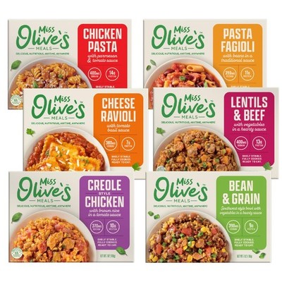 Miss Olive s Ready Meals Variety Pack 6 Pack   Microwave Ready to Eat Meals, ...