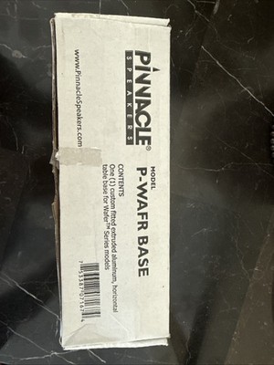 Pinnacle Speakers P-WAFR BASE- rare Piece- Open Box- NEW