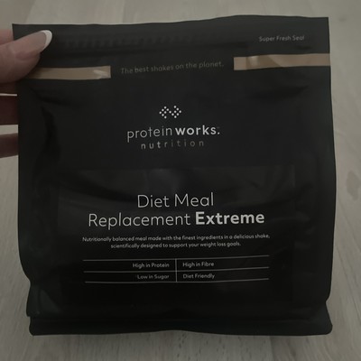 Protein Works Diet Meal Replacement Extreme White Choc Raspberry Swirl Geöffnet!