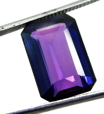19.35cts. Natural Emerald Cut Translucent Afghani Hackmanite Loose Gemstone