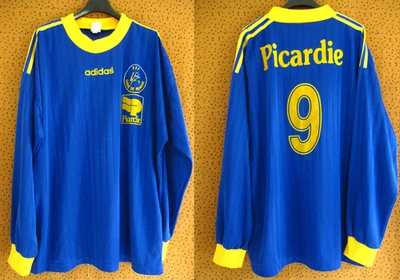 Maillot ADIDAS Ligue Picardie Porté #9 vintage 90'S Jersey Picard Homme - XL - Photo 1/4
