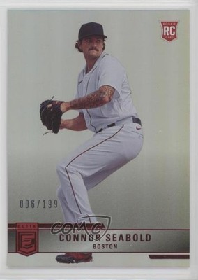 2022 Panini Chronicles Elite Red 6/199 Connor Seabold #26 Rookie RC 6ks