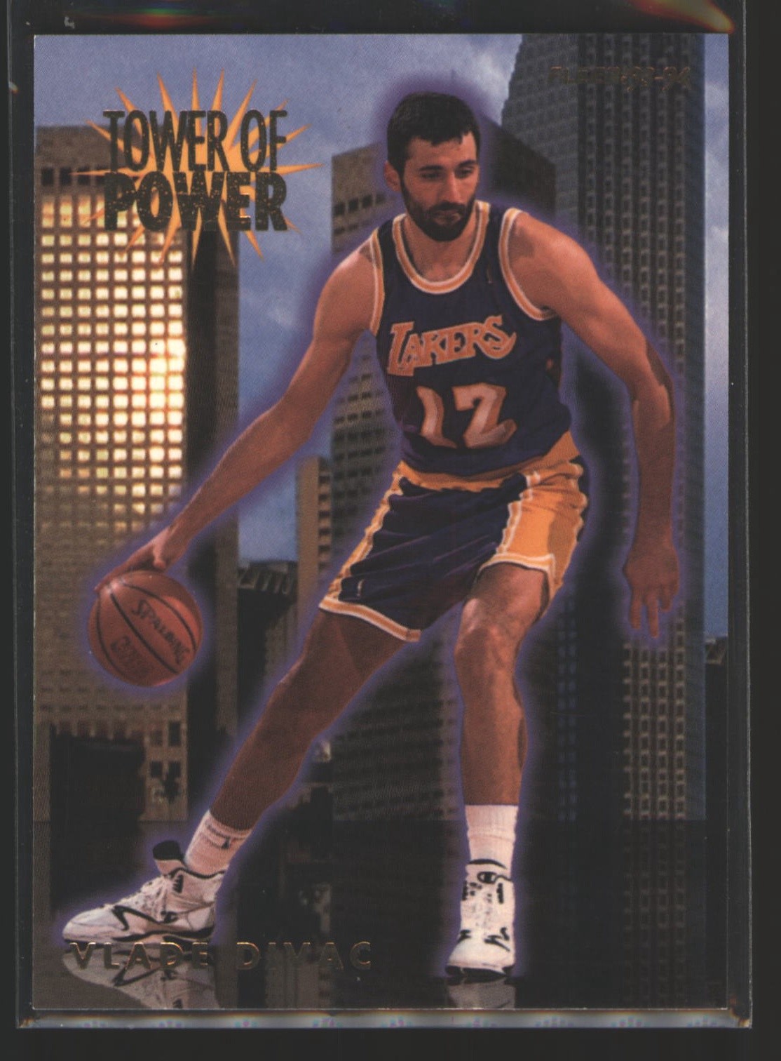 1993-94 Fleer #6 Vlade Divac Towers of Power
