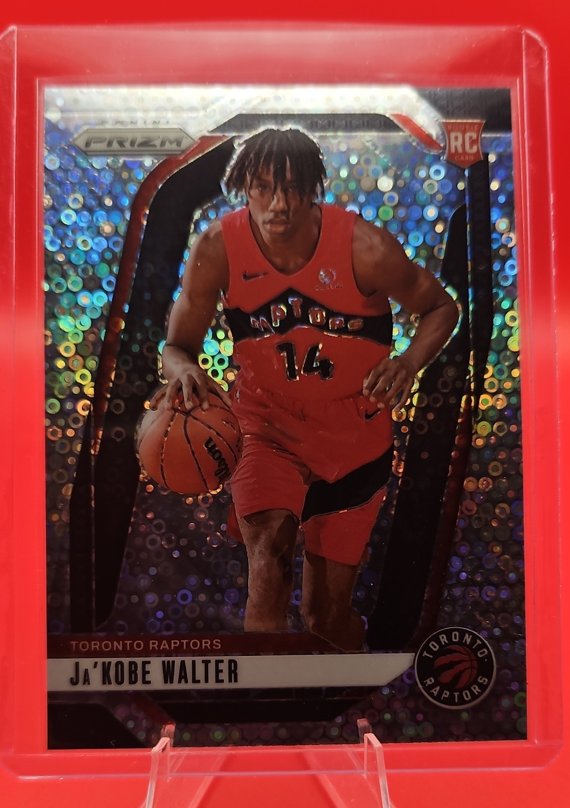 2024-25 Panini Prizm - Ja'Kobe Walter #223 Fast Break Prizm (RC) Raptors!