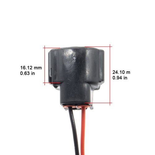 Conector para Yazaki. Mujer. 2 PIN. 7283-7526-80 - Imagen 4 de 5