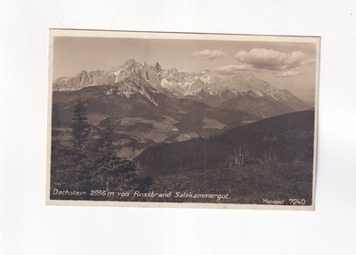 2526) Postcard DACHSTEIN ROSSBRAND - Salzkammergut PHOTO AK