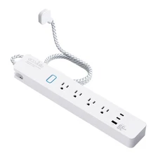 4-AC Outlet and 3-USB Port 900-Joules Smart Wi-Fi® Surge Protector Power...