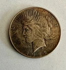 U S 1922 Silver Peace Dollar