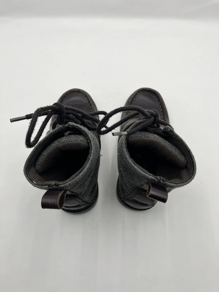 Botas Polo Ranger Ralph Lauren 991363 Marrom Infantil Tamanho 12.5 - Imagem 4 de 4