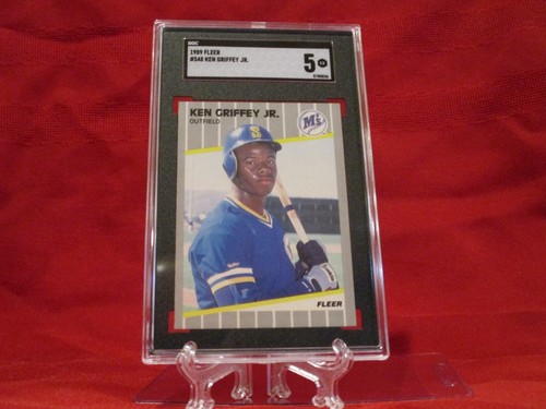 1989 Fleer #548 Ken Griffey Jr. SGC 5 EX