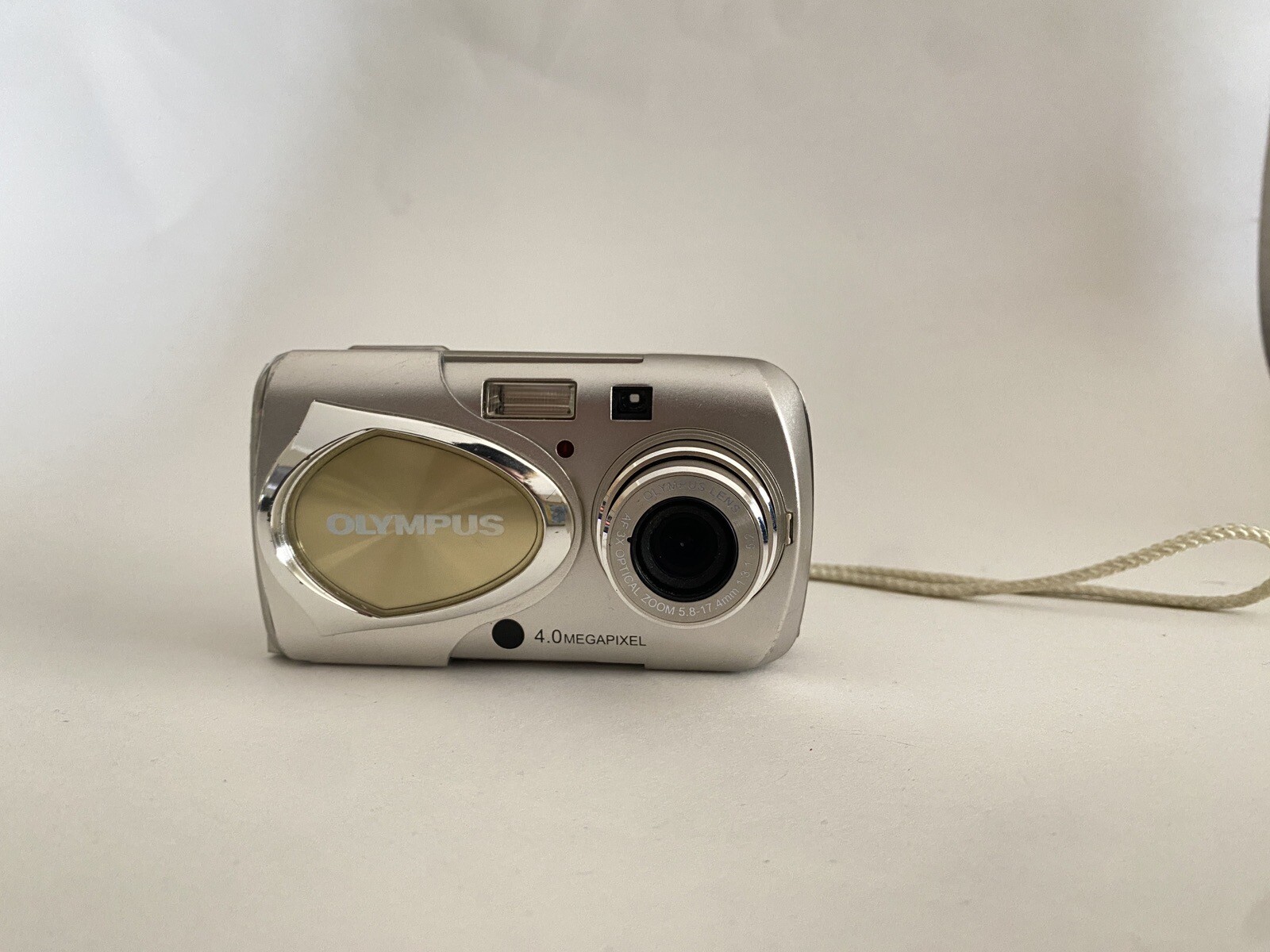 Olympus Stylus 400 Digital 4.1MP Camera Silver W/Charger Batteries Working*READ* eBay