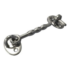 Polished Stainless Steel Cabin Hook, Marine Grade (316), Door, Latch: Freepost