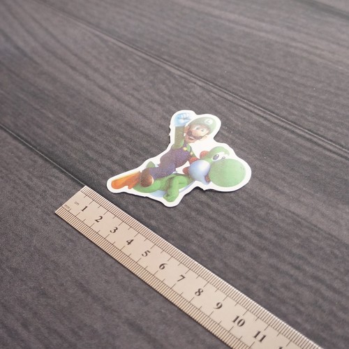 Super Mario Bros 3D World | Luigi Riding Green Yoshi Sticker Decal | Nintendo - Picture 2 of 3