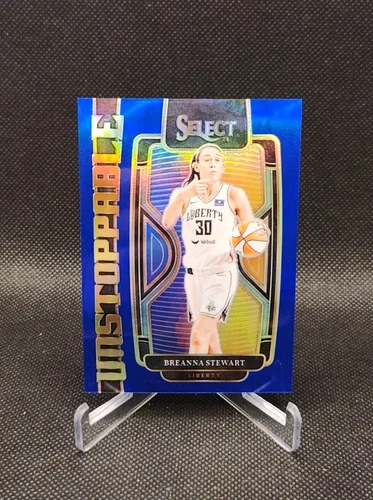 2024 Panini Select WNBA Breanna Stewart Blue Prizm /49 Unstoppable #7