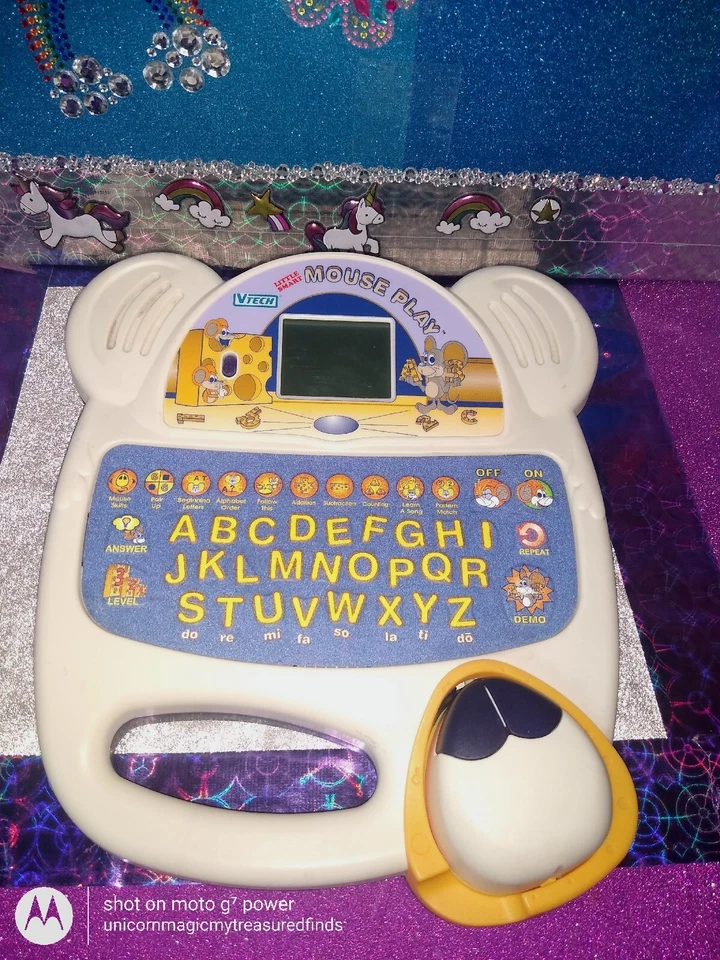 Vtg. 🦄Vtech / Little Smart Children's "Mouse Play" Learning Skills Laptop Toy! - Image 2 of 4