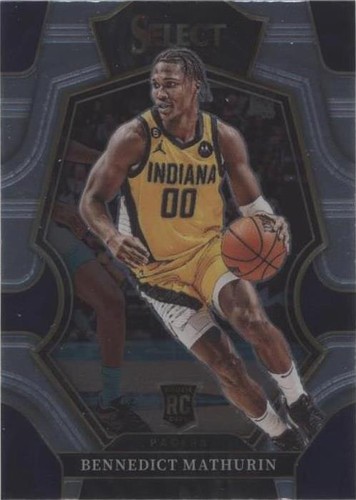 Bennedict Mathurin 2022-23 Hoops Blue #236 RC Rookie Indiana