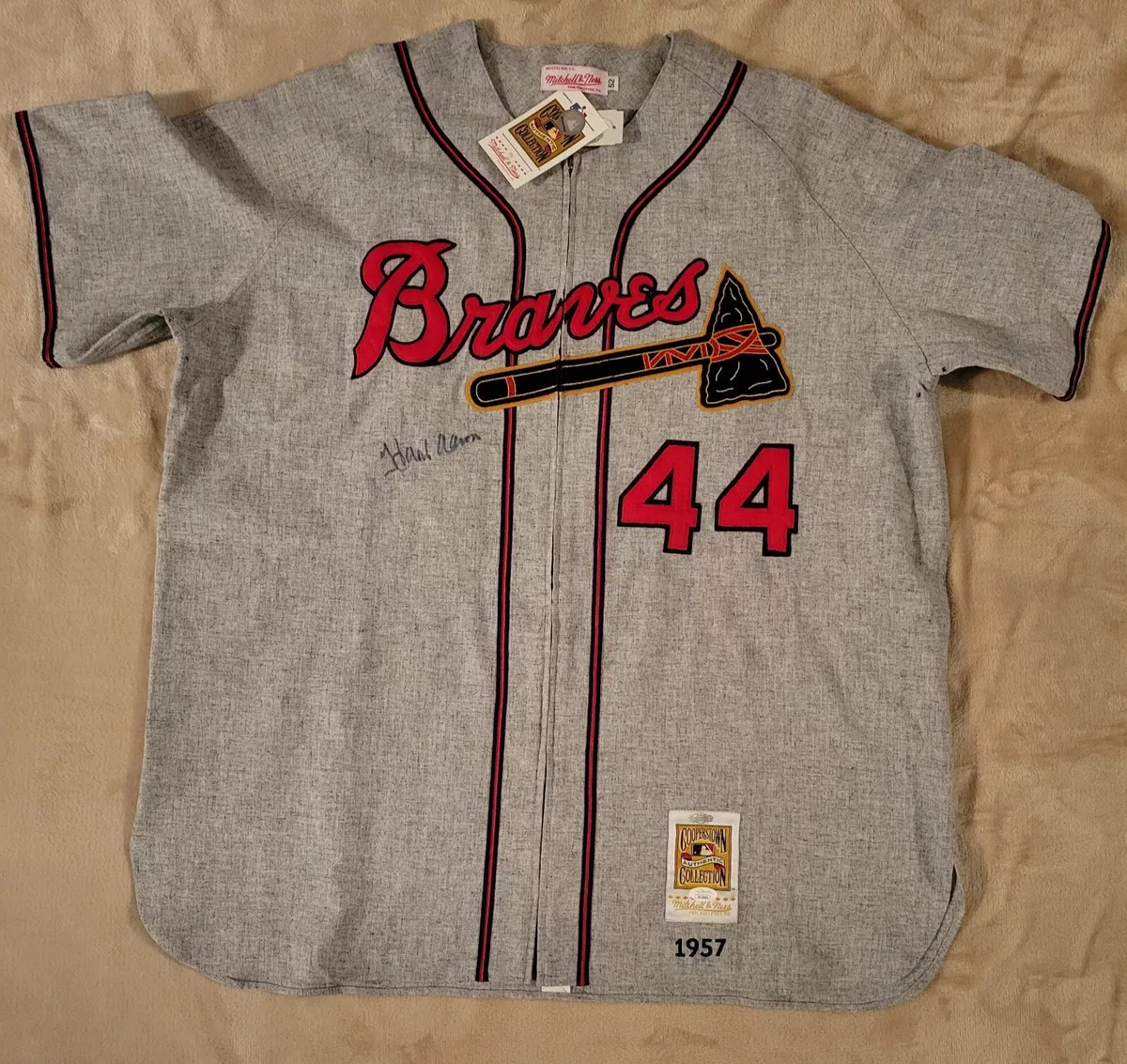 1957 milwaukee braves jersey