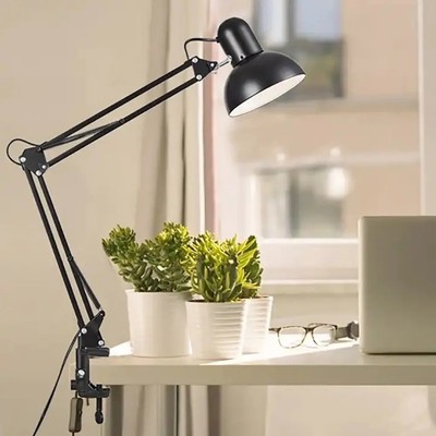 LED Desk Lamp with Wireless Charger Dimmable Eye-Caring Office Table Lamps Light