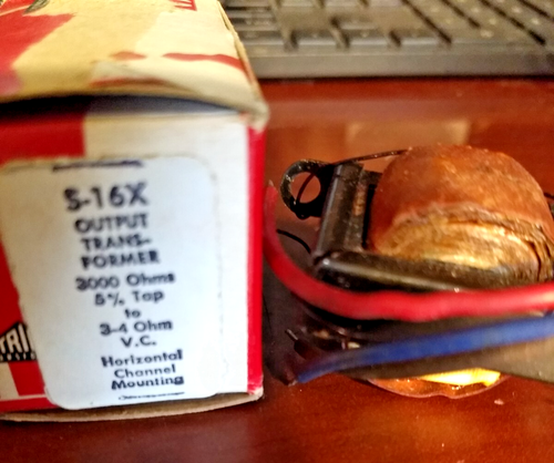 NOS New Vintage Triad S-16X Output Transformer, New Old Stock, In Original Box. - Picture 3 of 5