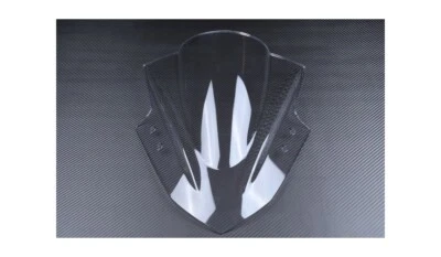 Bulle Transparente+Covering Noir Saute Vent Pour KAWASAKI NINJA 300R 300 2013-17 - Photo 1/4