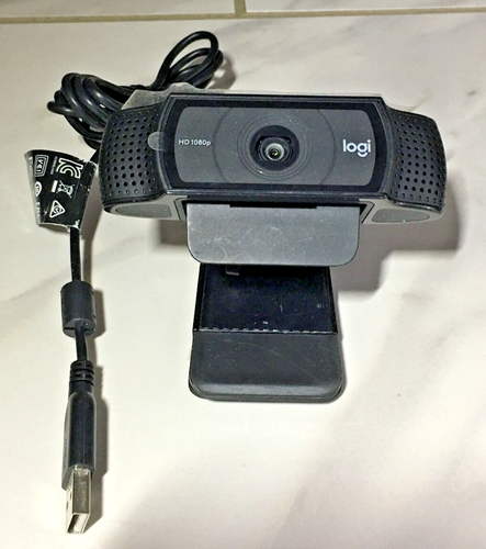 Logitech HD Pro C920 HD 1080p Webcam, Black, used - Afbeelding 6 van 8