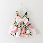 New Toddler Baby Girls Dress bowknot flower Party Clothes $4.99 free shipping