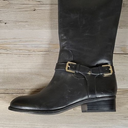 Ralph Lauren Marion Black Knee-High Boots Sz 6B - Picture 2 of 14